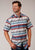 Roper Mens Multi-Color 100% Cotton Arrow Aztec S/S Shirt