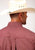 Roper Mens Red 100% Cotton Barn Foulard BD S/S Btn Shirt