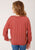 Roper Girls Kids Red Poly/Rayon The Goat L/S T-Shirt