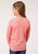 Roper Girls Kids Pink Poly/Rayon Life Is Too Short L/S T-Shirt
