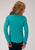 Roper Girls Turquoise Poly/Rayon Love Cactus L/S T-Shirt