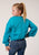 Roper Girls Kids Teal 100% Cotton Follow Your Arrow Sweatshirt