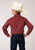 Roper Boys Kids Red 100% Cotton Victorian Foulard L/S Shirt