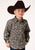 Roper Boys Kids Green 100% Cotton Pine Paisley L/S Shirt