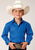 Roper Boys Kids Blue 100% Cotton Snap L/S Western Shirt