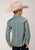 Roper Boys Teal 100% Cotton Button Foulard BD L/S Shirt