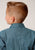 Roper Boys Kids Blue 100% Cotton Azure Neat BD L/S Button Shirt