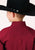 Roper Boys Kids Solid Red 100% Cotton Black Fill BD L/S Button Shirt