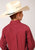 Roper Boys Kids Solid Red Cotton Blend Poplin Stretch BD L/S Button Shirt
