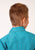 Roper Boys Kids Turquoise 100% Cotton Foulard S/S Shirt