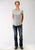 Roper Womens Charcoal Grey Poly/Rayon Cacti S/S T-Shirt