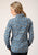 Roper Womens Blue 100% Cotton Amarillo Paisley L/S Shirt