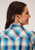 Roper Womens Blue 100% Cotton Sunset Plaid L/S Shirt