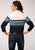 Roper Womens Multi-Color 100% Cotton Greenline Serape Border L/S Shirt