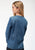 Roper Womens Blue Denim 4.5Oz Denim L/S Shirt
