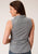 Roper Womens Grey Cotton Blend Diamond Star Geo S/L Shirt