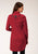Roper Womens Red Polyester Old West Retro L/S Dress
