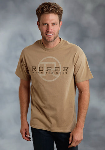 Roper Unisex Brown 100% Cotton Wear the West S/S T-Shirt