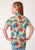 Roper Girls Multi-Color 100% Cotton Trail Ride Tropical L/S Shirt