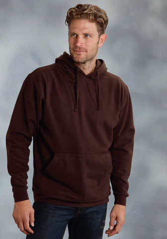 Ouray Mens Brown 100% Cotton USA Hoodie
