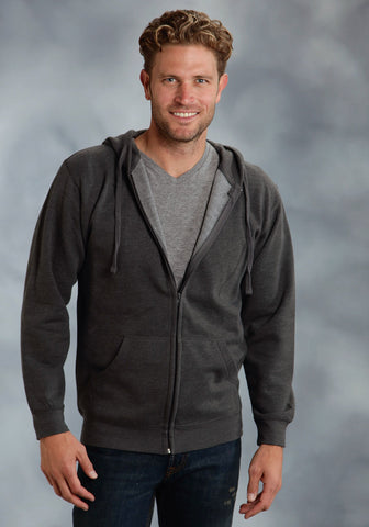 Ouray Mens Grey 100% Cotton USA Hoodie