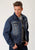 Roper Mens Blue 100% Cotton Denim Button Jacket