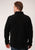 Roper Mens Black Polyester Micro Fleece Zip Jacket