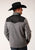 Roper Mens Grey/Black Polyester Micro Fleece Jacket