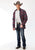 Roper Mens Navy/Red 100% Cotton Sherpa Lined Tall Jacket