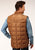 Roper Mens Caramel Polyester Insulated Vest
