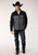 Roper Mens Grey/Black Polyester Hi-Tech Fleece Softshell Jacket