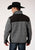 Roper Mens Charcoal/Black Polyester Sweater Softshell Jacket