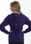 Ouray Womens Purple 100% Cotton USA Asymmetric Hoodie