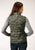 Roper Womens Camo Nylon Parachute Down Filled Vest