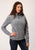 Roper Womens Grey Polyester Western Pullover Jacket