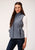 Roper Womens Heather Blue Polyester Softshell Vest