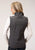 Roper Womens Heather Grey Polyester Softshell Fleece Vest