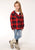Roper Girls Kids Red 100% Cotton Thermal Lined Hooded Jacket