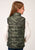 Roper Girls Black Nylon Parachute Insulated Vest