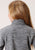 Roper Girls Grey Polyester Western Fleece Jacket