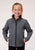 Roper Girls Heather Grey Polyester Softshell Jacket