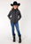 Roper Girls Kids Heather Grey Polyester Softshell Jacket