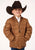 Roper Boys Kids Caramel Polyester Western Insulated Jacket