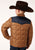 Roper Boys Kids Brown Polyester Quilted Poly-Filled Jacket