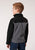 Roper Boys Black/Grey Polyester Softshell Fleece Jacket