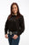 Roper Womens Black 100% Cotton Khaki Collar L/S Shirt