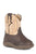 Roper Cowbabies Billy Infants Boys Brown Faux Leather Tan Cowboy Boots