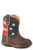 Roper Cowbabies Infants Boys Brown Faux Leather Cowboy Boots