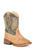 Roper Arrowheads Toddlers Boys Tan Faux Leather Cowboy Boots