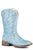 Roper Toddlers Girls Blue Faux Leather Glitter Galore Cowboy Boots